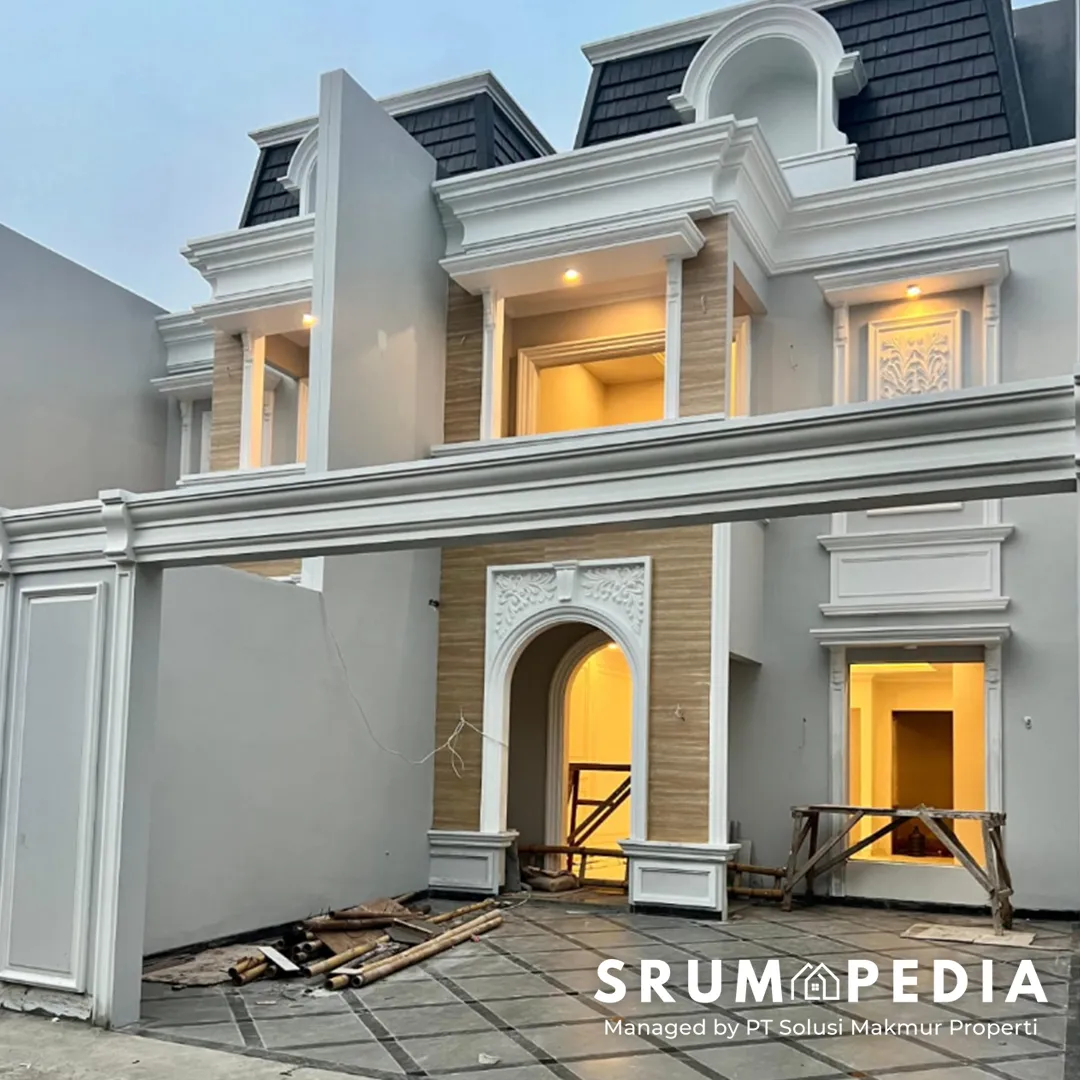 Rumah american classic di jagakarsa keren