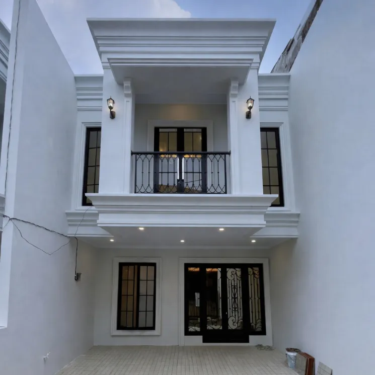 Rumah modern classic di jagakarsa